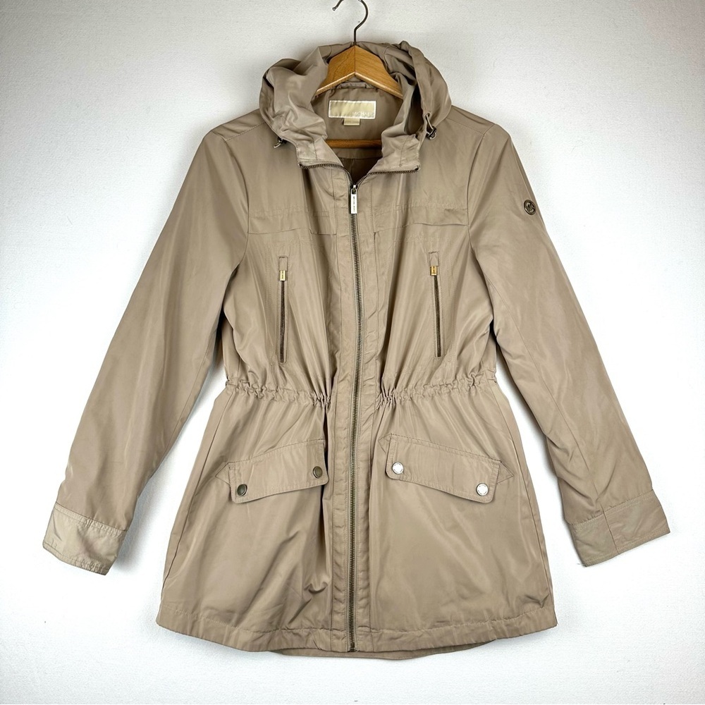 Michael Kors Anorak Windbreaker Jacket Water Resistant Lightweight Outdoor